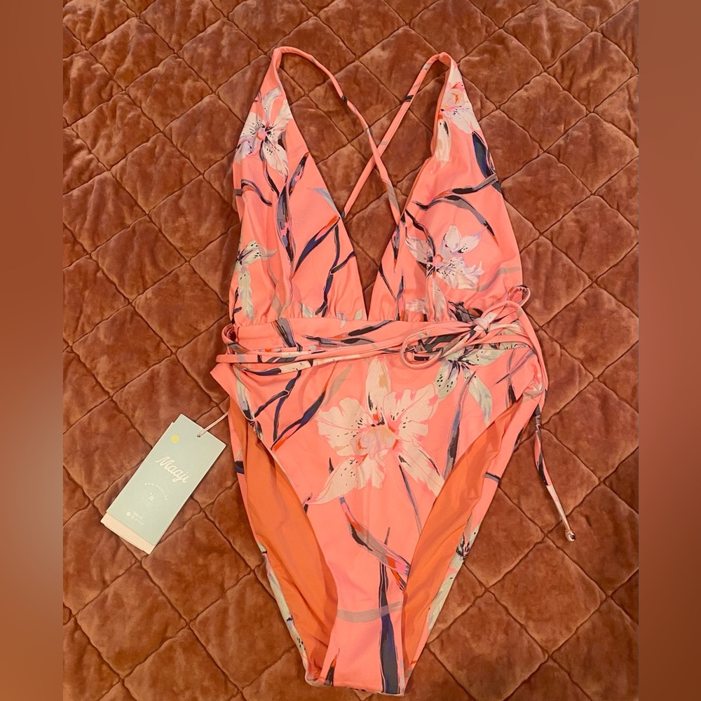 Maaji Coral Floral One Piece Swimsuit
